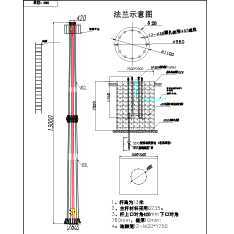 风力发电机 塔杆 塔架